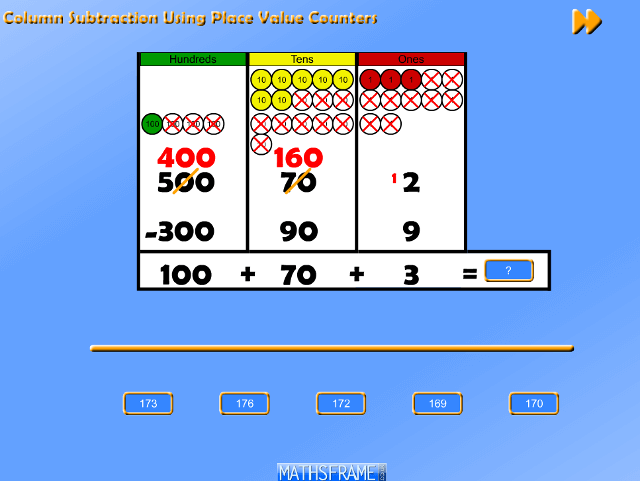 Column-Subtraction-using-Place-Value-Counters-Tablet-Version